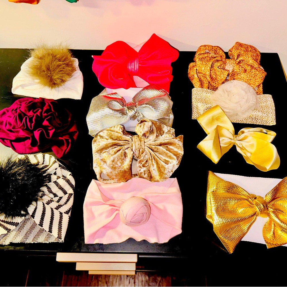 Infant / Toddler Head Wrap & Turban Lot-FREE SHIPPING!!!